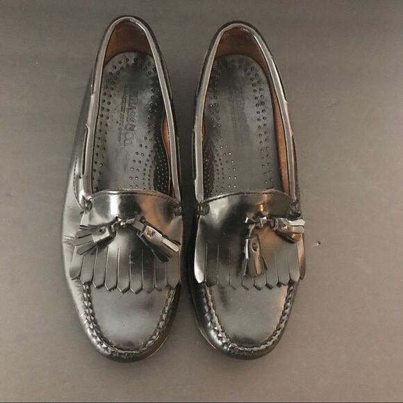 Vintage Bass Layton preppy kiltie tassle loafers - Picture 7 of 7